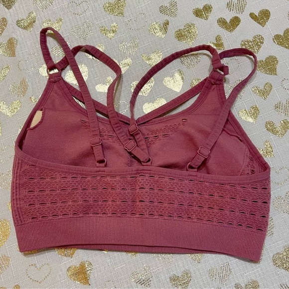 GymShark Pink Victoria Secret Set of Two Wireless Bras Size Small Women Sports - Picture 3 of 9